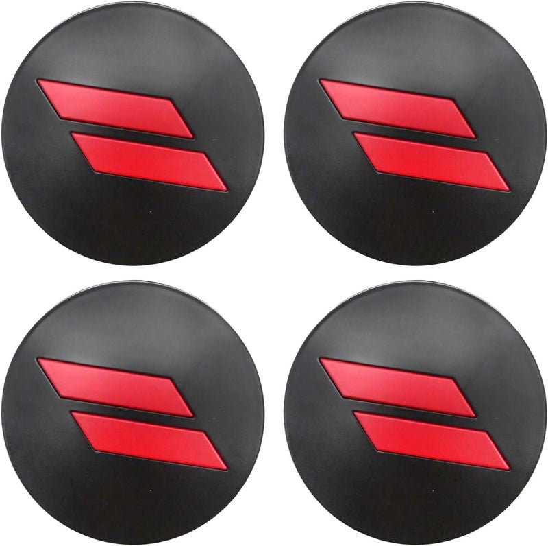 MDEOOSKY 4Pcs 6CZ27RM8AA 63mm 2.5" Wheel Center Cap Covers, Replacement for Dodge Charger, Challenger, Durango Replace 6CZ27DX8AA (Red) - Image 3
